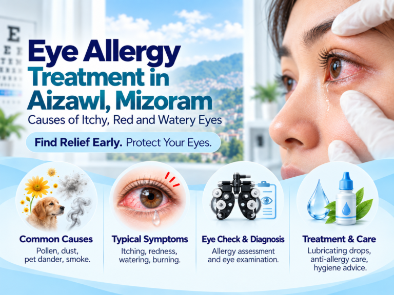Eye Allergy Treatment in Aizawl, Mizoram: Causes of Itchy, Red and Watery Eyes
