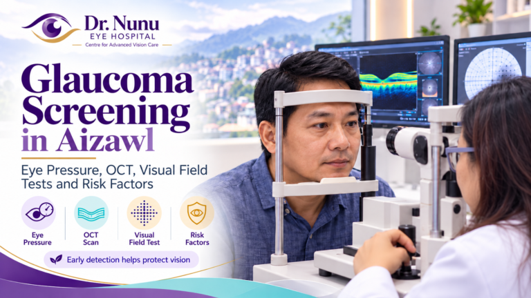 Glaucoma Screening in Aizawl: Eye Pressure, OCT, Visual Field Tests and Risk Factors