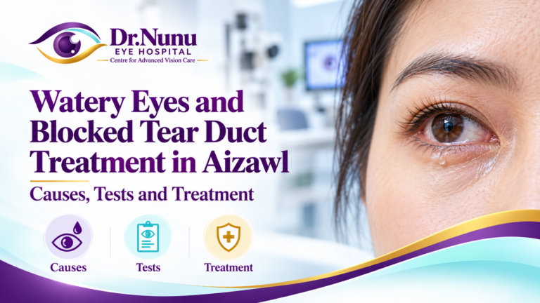 Watery Eyes and Blocked Tear Duct Treatment in Aizawl: Causes, Tests and Treatment